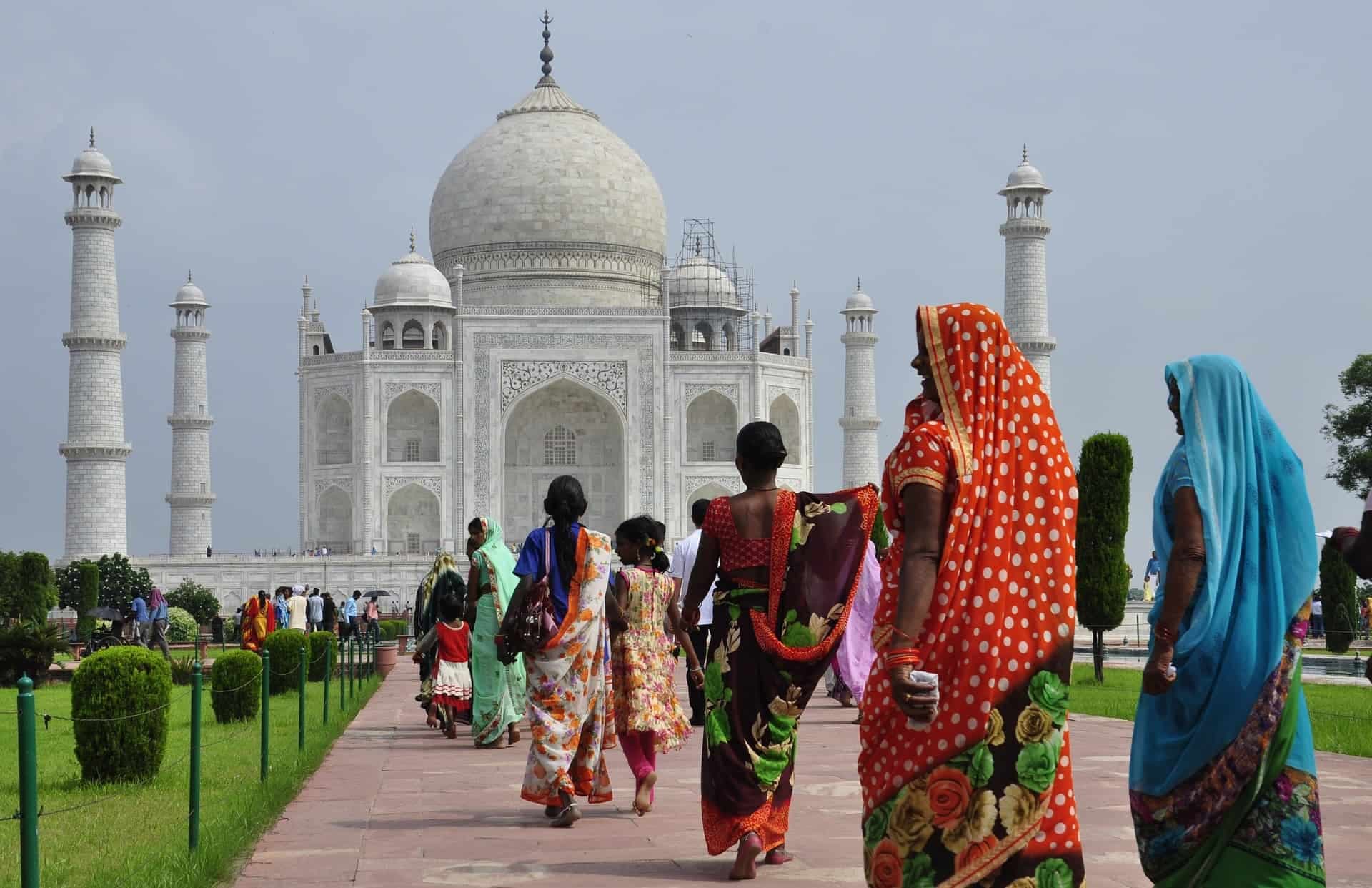 Taj Mahal in India.