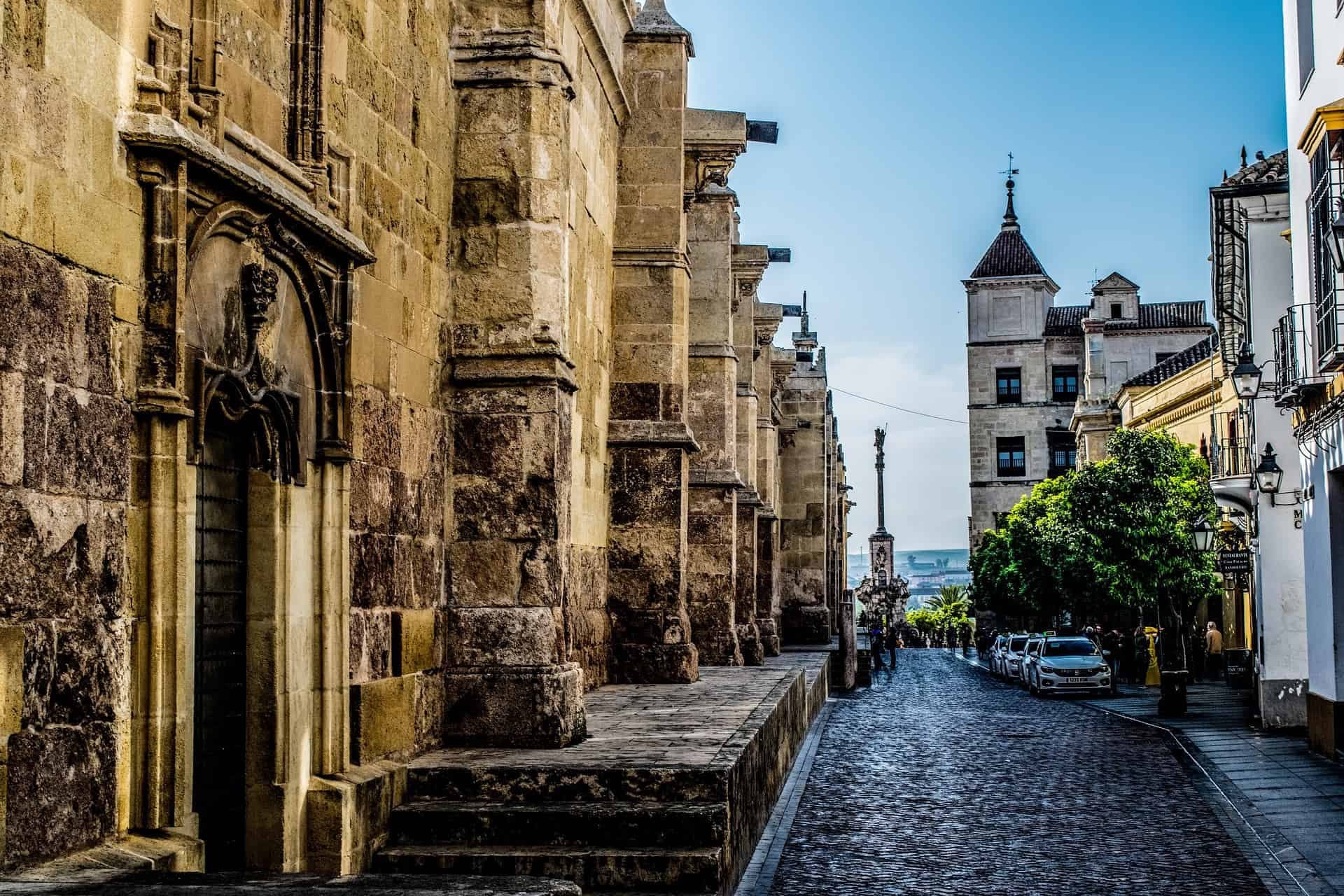 Straat in Andalusië in Spanje.